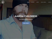 Tablet Screenshot of aaronchildress.com